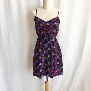 Ecote UO Anthropologie button front dress XS